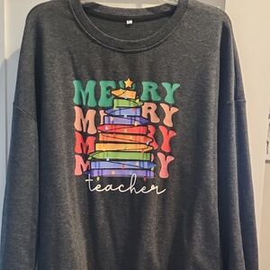 Holiday Teacher Sweatshirt